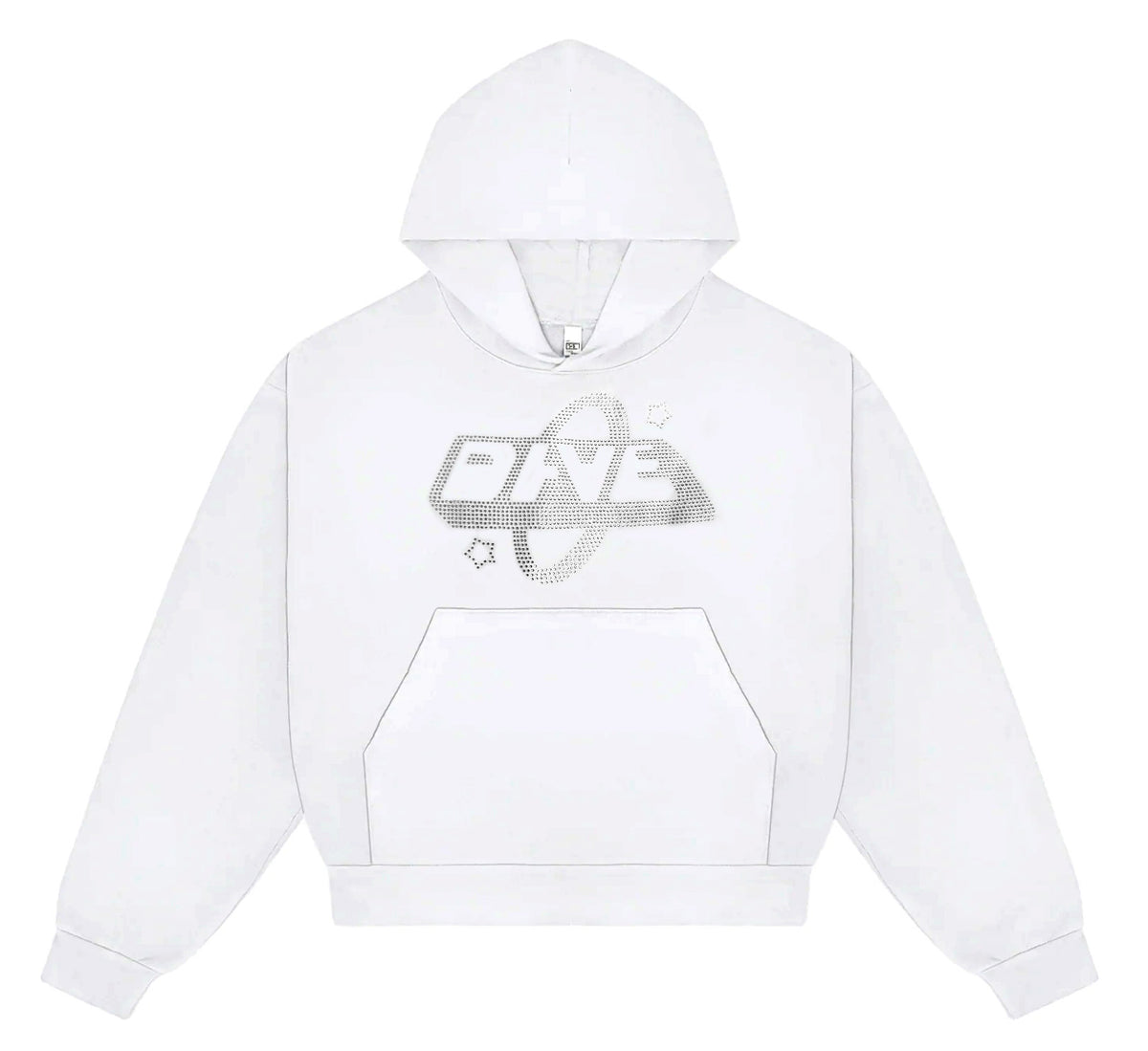 DJ_Dave Bedazzled Hoodie (White)